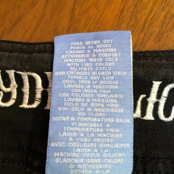 Hydraulic Womens Size 8 Black Nolita Stretch 3 Buttons Curvy Ankle Skinny Jeans - Picture 11 of 11